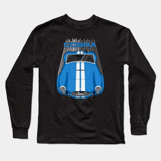 Shelby AC Cobra 427 - Blue Long Sleeve T-Shirt by V8social